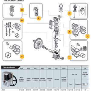 Compresseur Insonorisé NUAIR  à marche lente + Cuve 500L + Sécheur – Image 6