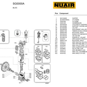Compresseur à piston NUAIR - 5,5 CV - 270 L - 400 V – Image 8