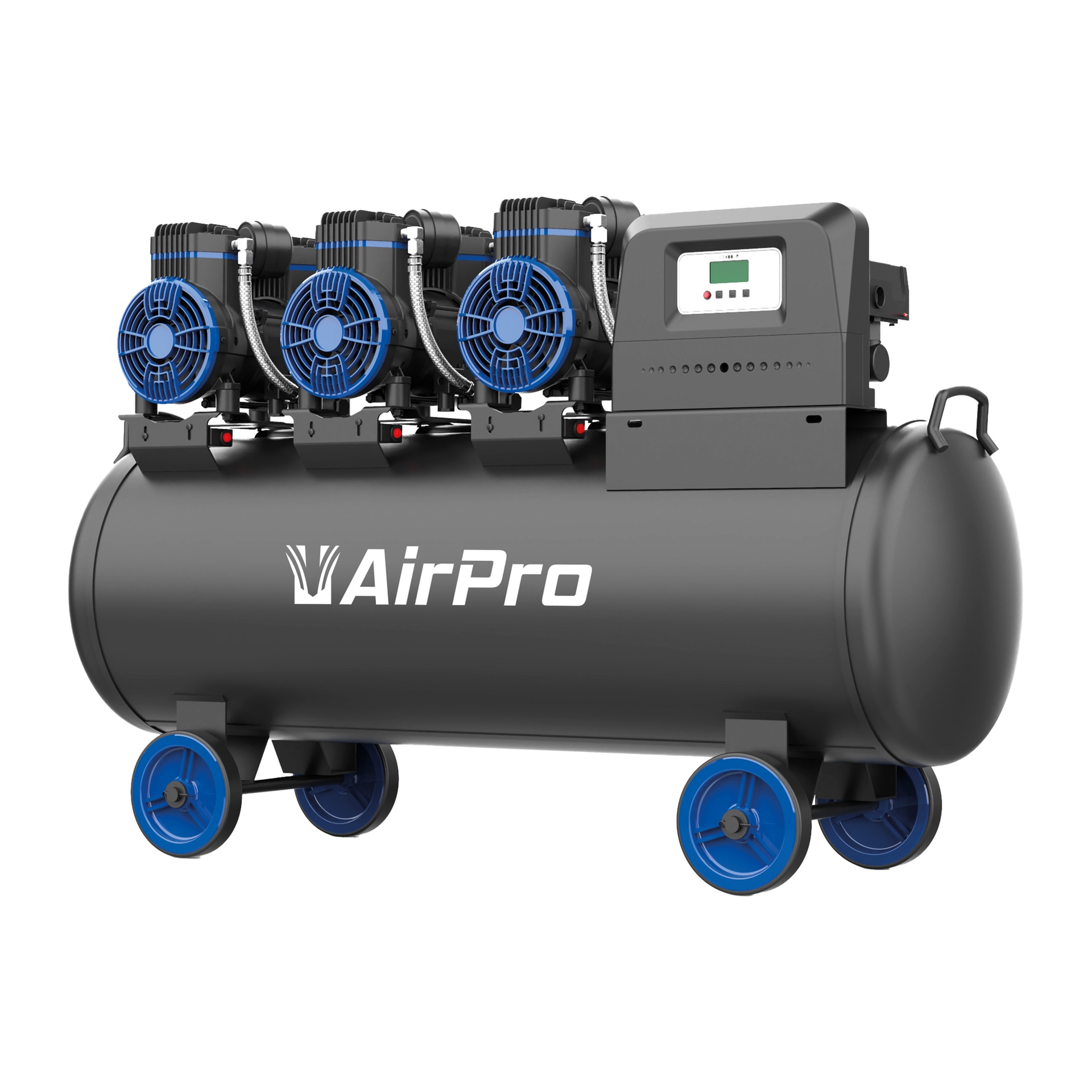 Compresseur sans huile 3x1cv réservoir 100L 230V