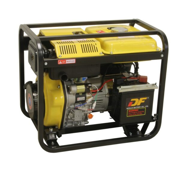 Groupe électrogène diesel type ouvert 230V/400V 6kVA – Image 5