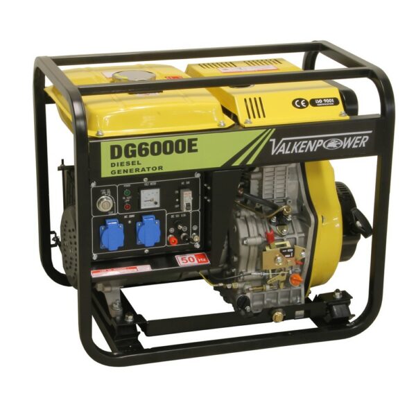 Groupe électrogène diesel type ouvert 230V 6kVA