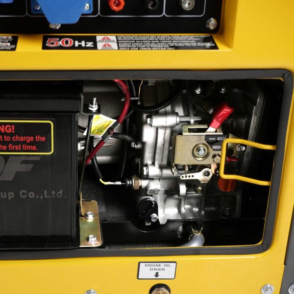 Groupe électrogène diesel silencieux 230V 6kVA – Image 5