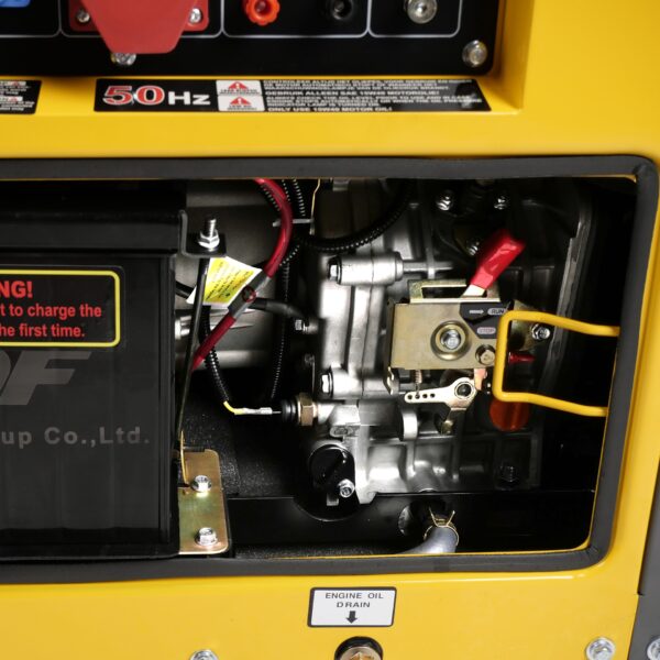 Groupe électrogène diesel silencieux 230V/400V 6kVA – Image 3