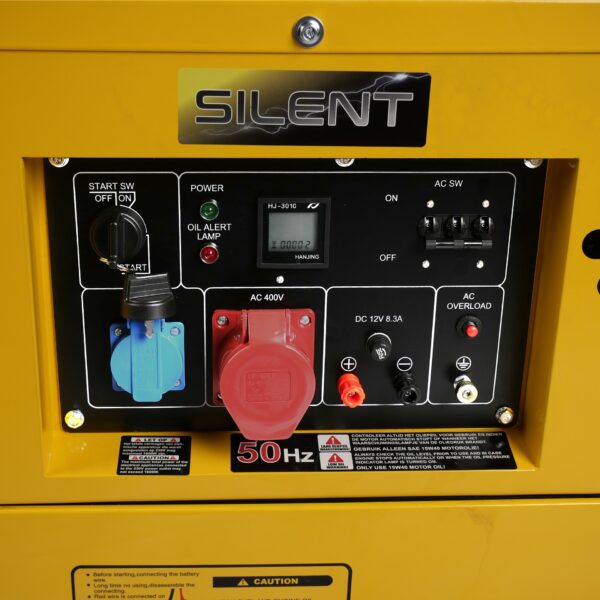 Groupe électrogène diesel silencieux 230V/400V 6kVA – Image 4
