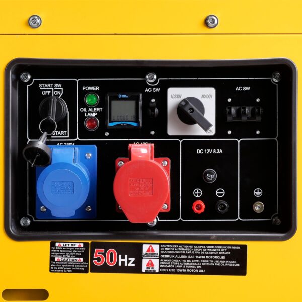 Groupe électrogène diesel silencieux 230V-400V 10kVA – Image 6