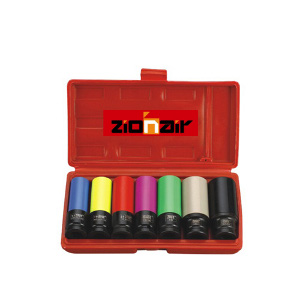 Coffret de douilles avec protection Téflon 1/2'' 7 pièces