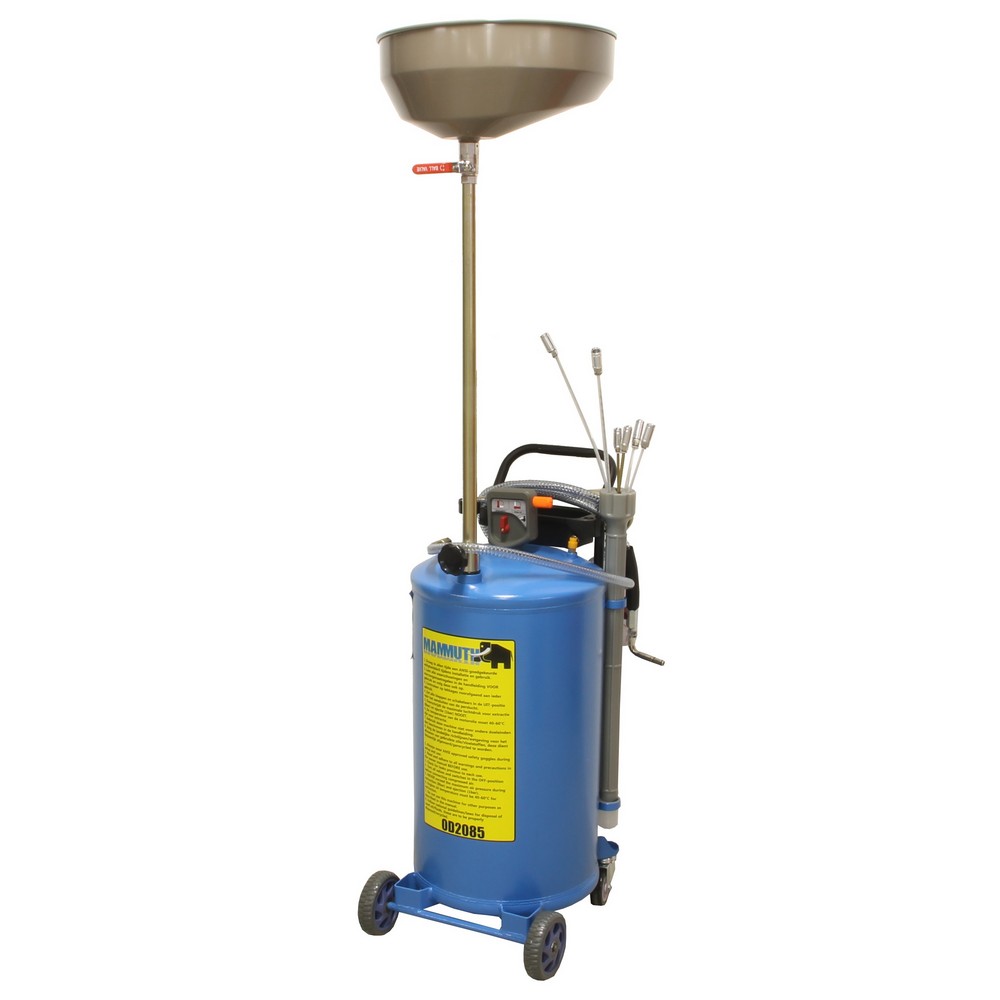 Unité de récupération d'huile 65L avec aspiration