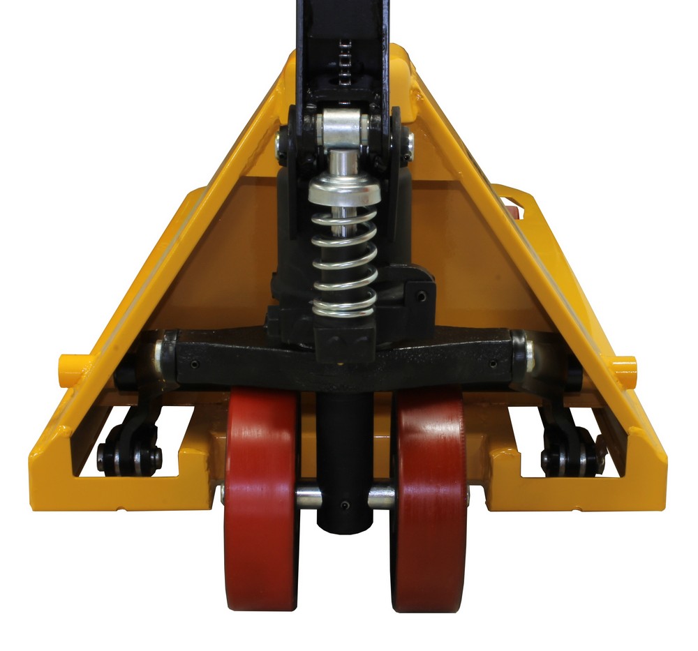 Transpalette manuel 2500kg double roue avant 115cm – Image 2