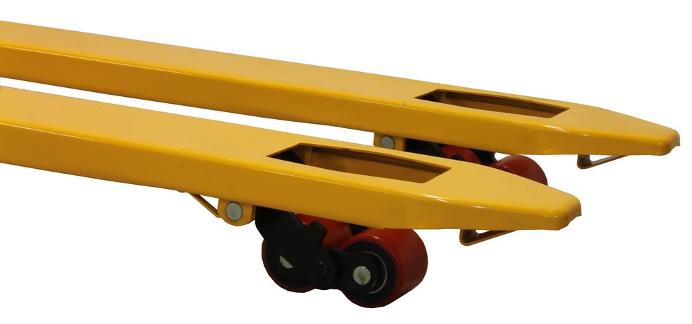 Transpalette manuel 2500kg double roue avant 115cm – Image 3