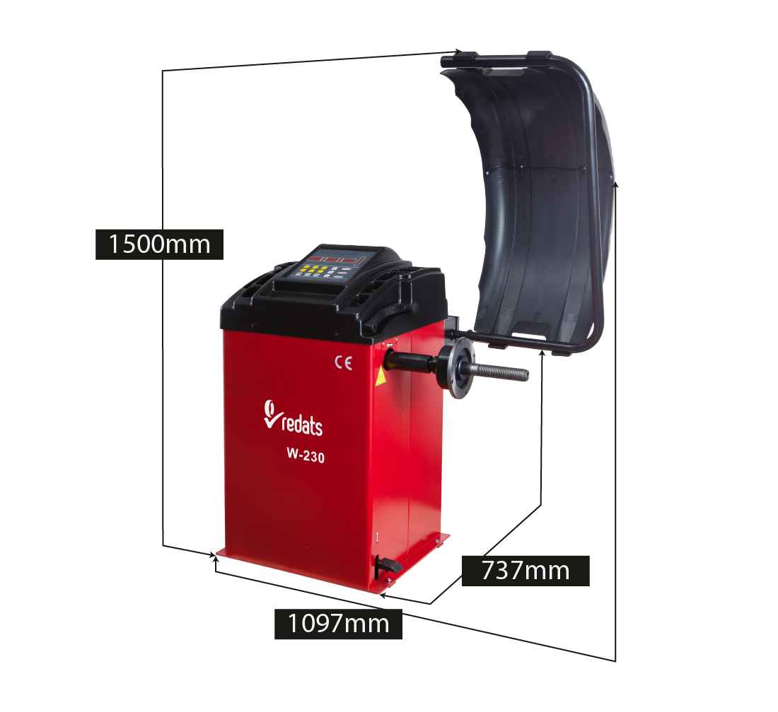 Démonte-pneu + Equilibreuse avec pointeur laser / PACK RUNFLAT PRO – Redats – Image 14