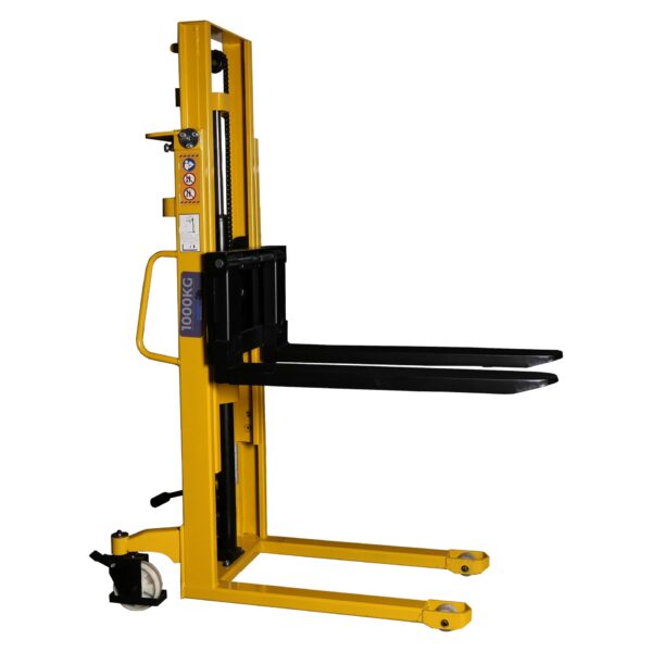 Gerbeur manuel 1000 kg 250 cm avec fourches réglables