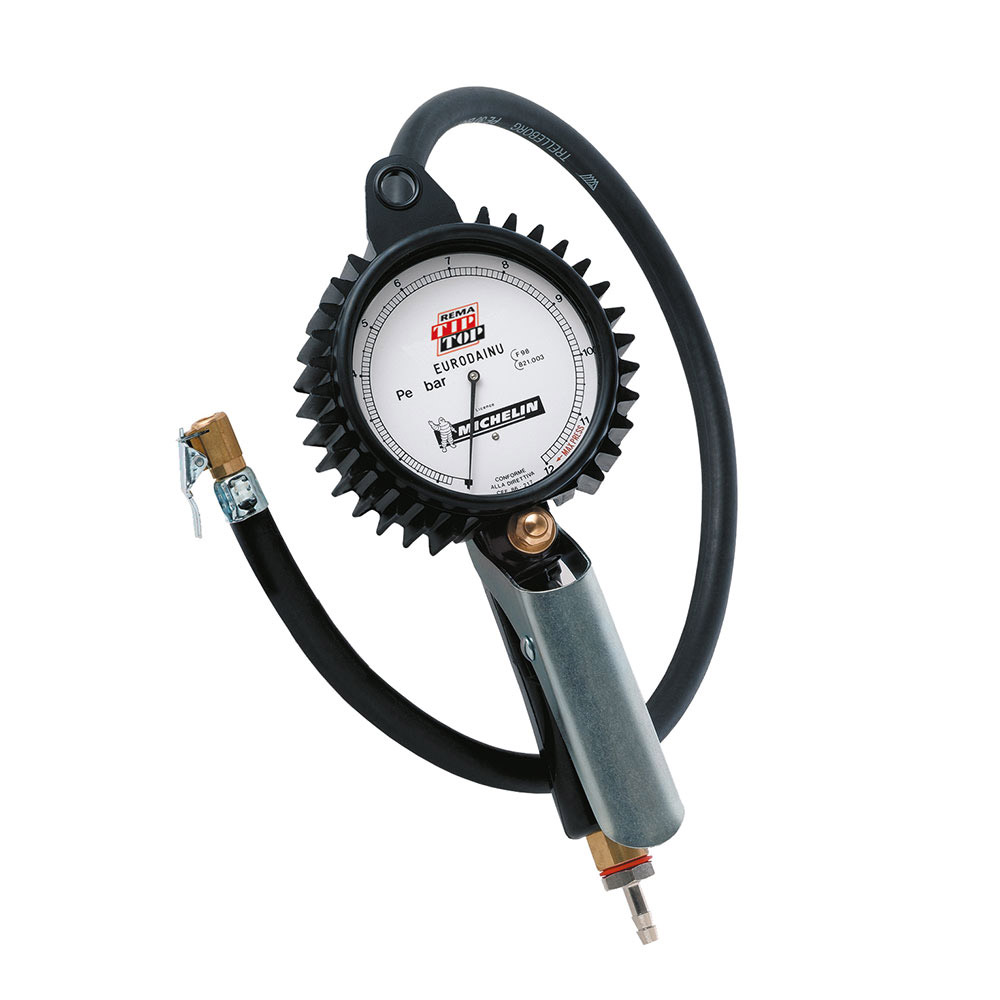 Pistolet pour gonfler les roues avec manomètre