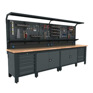 Établi industriel (armoires fixes) - WBG04