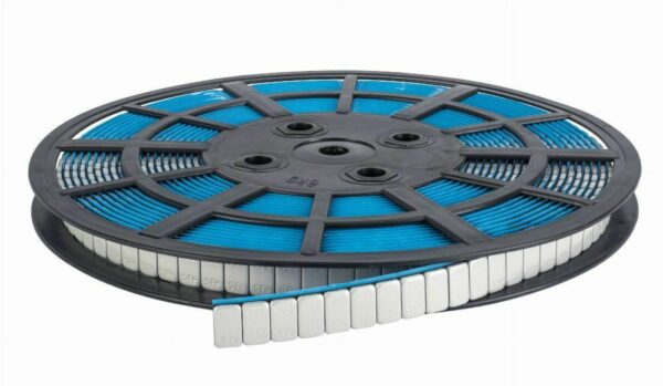 Rouleau de masses adhésives en acier GRIS - 5g - 6kg - 1200pièces – Image 3