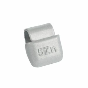 Masses à taper 5g zingués pour jante en aluminium