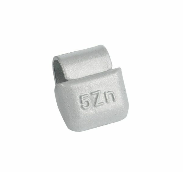 Masses à taper 5g zingués pour jante en aluminium