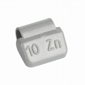 Masses à taper 10g zingués pour jante en aluminium