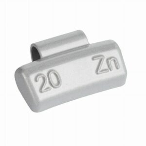 Masses à taper 20g zingués pour jante en aluminium