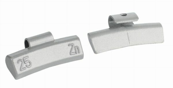 Masses à taper 25g zingués pour jante en aluminium – Image 6