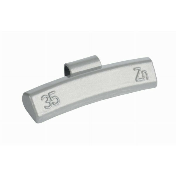 Masses à taper 35g zingués pour jante en aluminium