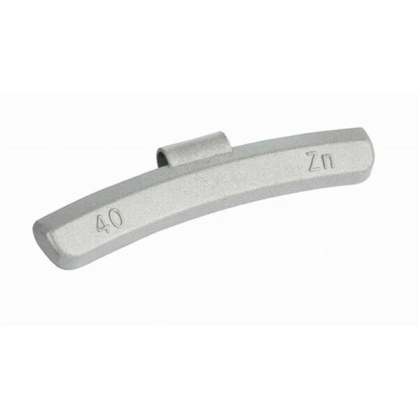 Masses à taper 40g zingués pour jante en aluminium