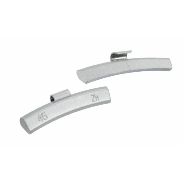 Masses à taper 45g zingués pour jante en aluminium
