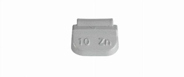 Masses à taper 10g zingués pour jante en acier – Image 3