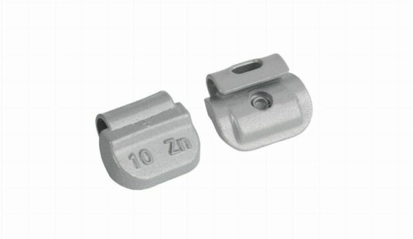 Masses à taper 10g zingués pour jante en acier – Image 4