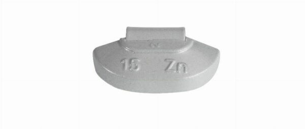 Masses à taper 15g zingués pour jante en acier