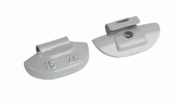 Masses à taper 15g zingués pour jante en acier – Image 4