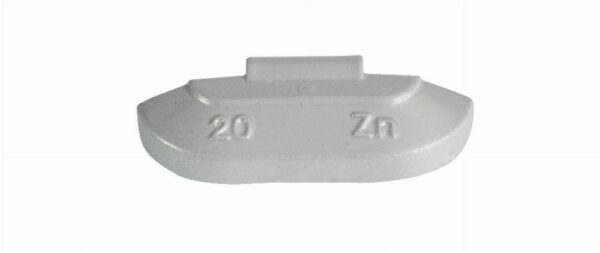 Masses à taper 20g zingués pour jante en acier – Image 3