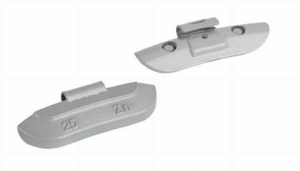 Masses à taper 25g zingués pour jante en acier – Image 4