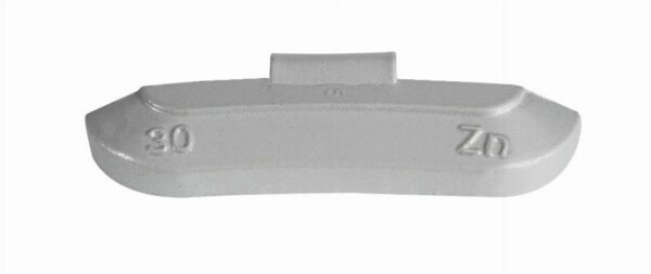 Masses à taper 30g zingués pour jante en acier – Image 3