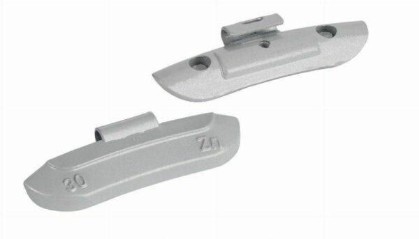 Masses à taper 30g zingués pour jante en acier – Image 4