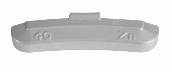 Masses à taper 40g zingués pour jante en acier – Image 3