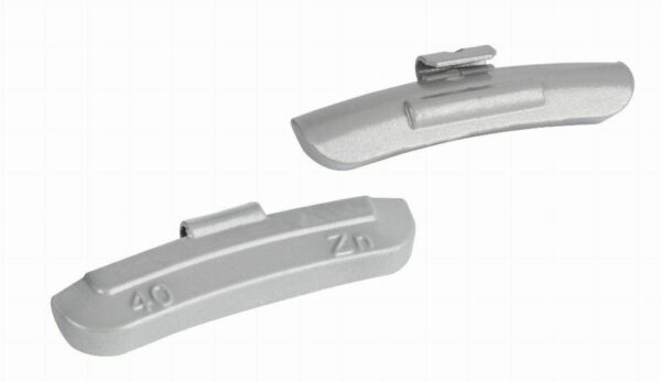 Masses à taper 40g zingués pour jante en acier – Image 4