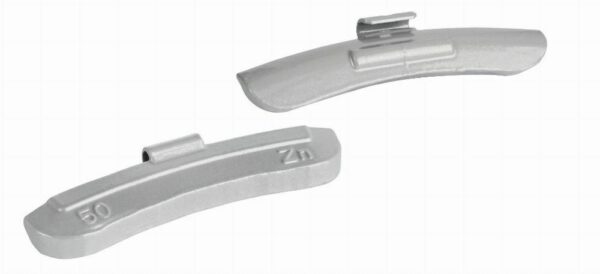 Masses à taper 50g zingués pour jante en acier – Image 4