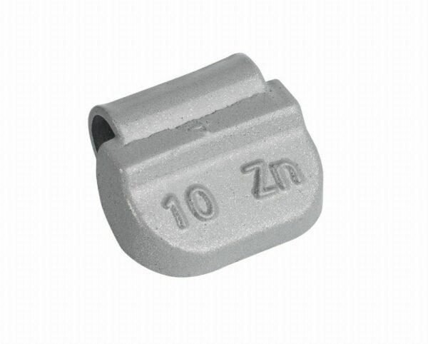 Masses à taper 10g zingués pour jante en acier