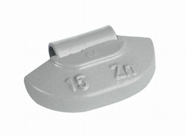 Masses à taper 15g zingués pour jante en acier – Image 5