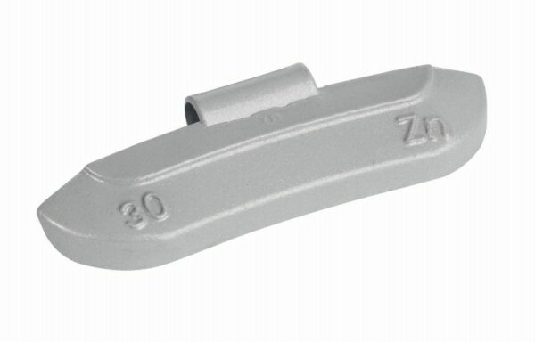 Masses à taper 30g zingués pour jante en acier