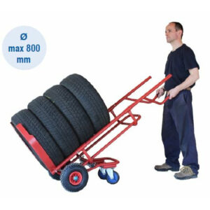 Chariot pour le transport de pneus de voitures particulières et de SUV, inclinaison à 45 degrés, capacité de charge de 150 kg