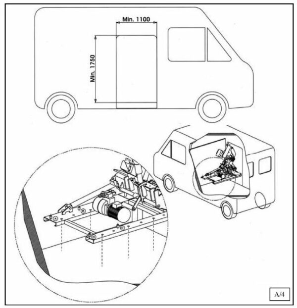 Démonte-pneus mobile INVENTO TC 823 – Image 3