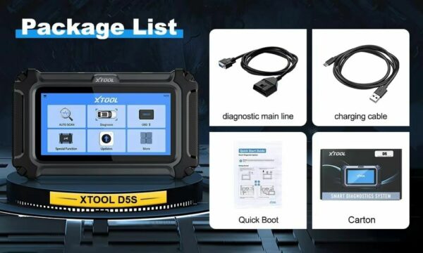Appareil de diagnostic XTOOL D5S CANFD -  Mises à jour gratuites – Image 4