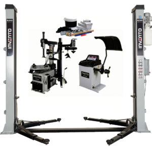 PACK GARAGE TURBO : Démonte pneu Runflat + Equilibreuse + Pont élévateur 2 colonnes