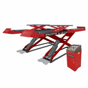 Plateforme élévatrice à ciseaux géométrie 4,5T avec élévateur ciseaux auxiliaire intégré - INVENTO SL 450 LTPD
