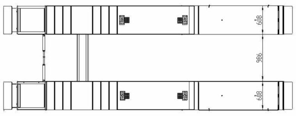 Pont élévateur ciseaux géométrie 5m60 – 5T – avec élévateur auxiliaire intégré 4T - INVENTO SL 550 LT – Image 6