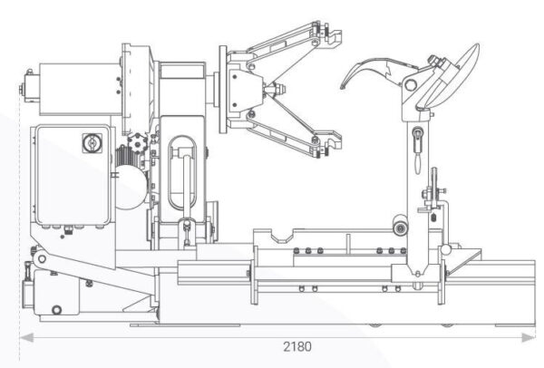 Démonte-pneus pour camion 14-26" -  INVENTO TC 826 – Image 3