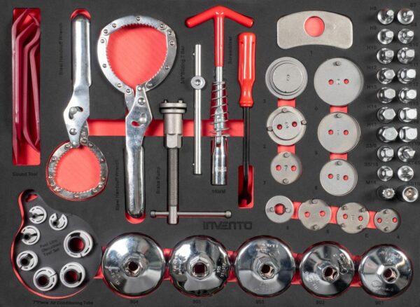Servante d'atelier Invento TRUCK 220 outils, 8 tiroirs – Image 14