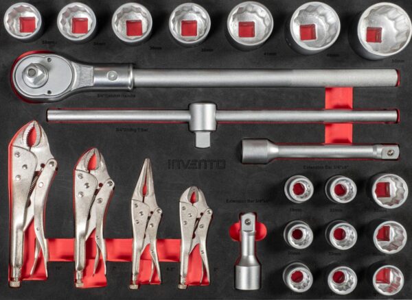 Servante d'atelier Invento TRUCK 220 outils, 8 tiroirs – Image 17