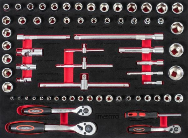 Servante d'atelier Invento 220 pièces, 6 tiroirs – Image 4
